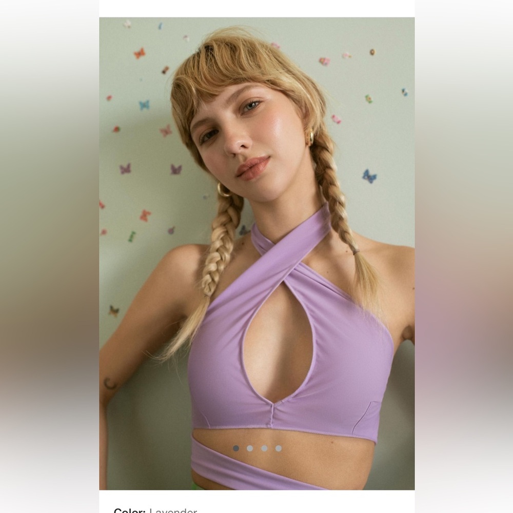 Urban Outfitters Purple Crop Top